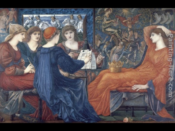 Laus Veneris painting - Edward Burne-Jones Laus Veneris art painting